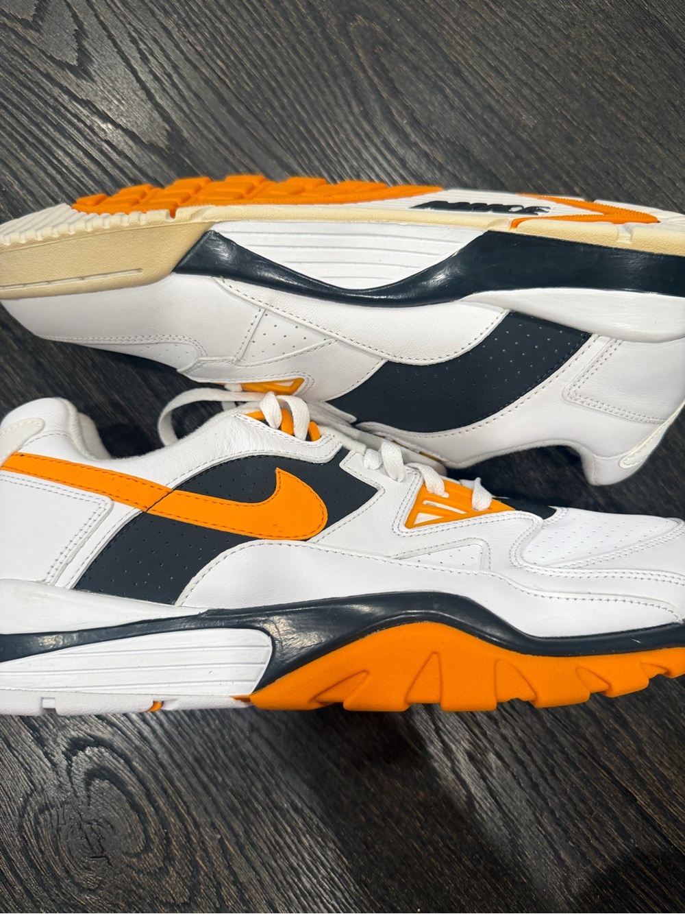 Nike Air Cross Trainer 3 Low - Steelers White/Kumquat - MENS 13